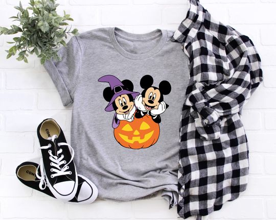 Minnie Mickey Halloween Shirt, Disney Pumpkin Shirt, Epcot Halloween, Disneyland Halloween Shirt, Spooky Season Shirt, Disney Trip Shirt