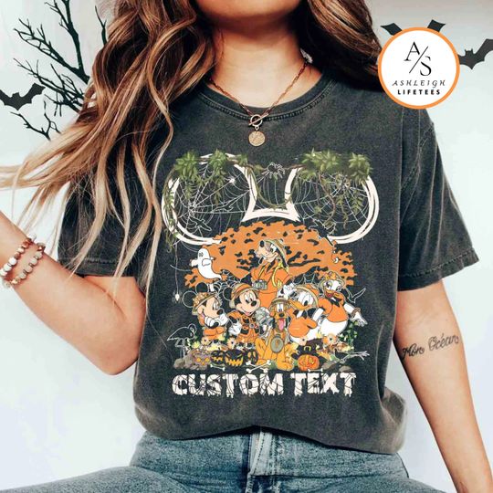 Personalized Disney Animal Kingdom Halloween Shirt, Mickey and Friends Halloween Safari Mode Shirt, Disney Family Safari Trip Halloween 2023