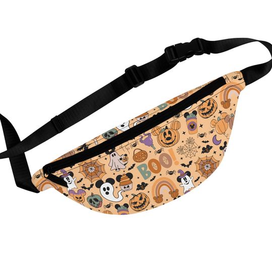 Mouse Ears Boo Halloween Fanny Pack, Disney Halloween Vibes Fanny Pack