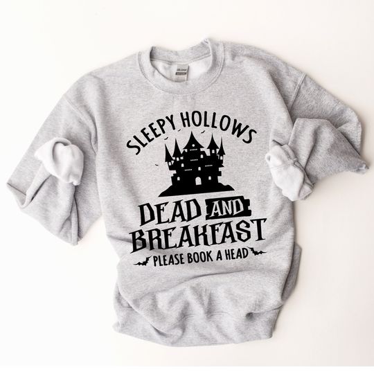 Dead and breakfast. Sleepy hollow. Halloween town. Horror movie shirt. Disney Halloween. Halloween crewneck. Headless horseman.