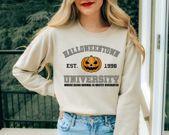 Halloweentown Sweater Halloween Baggy Sweater Halloween University Shirt Fall Sweater Halloween University Shirt Disney Lover Sweater 1998
