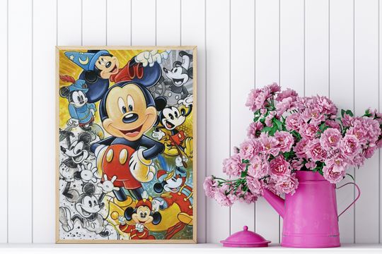 Disney Mickey 90 Years Poster