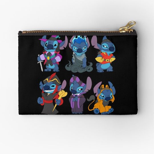 Disney Halloween Time Stitch Makeup Bag