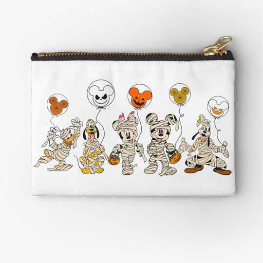 Disney Halloween Mickey and Co. Skeleton Makeup Bag