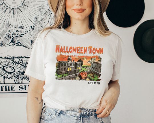 Vintage Halloweentown Est 1988 T-shirt, Disney Halloween Shirt,2023 Halloween Party Shirt,Fall Pumpkin tee, Halloweentown, Halloween pumpkin