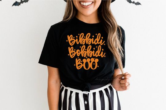 Bibbidi bobbidi boo shirt | halloween shirt | Boo shirt | Fall shirt | disney boo shirt | family halloween shirt | kids womens boo shirt |
