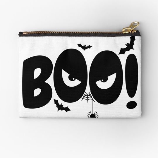 Retro Disney Halloween Boo Makeup Bag