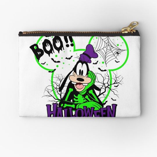 Retro Disney Halloween Dog Makeup Bag