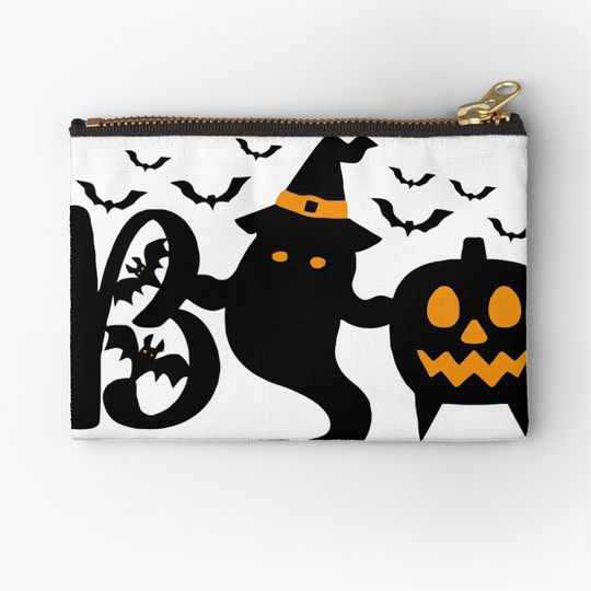 Retro Disney Halloween Boo Makeup Bag