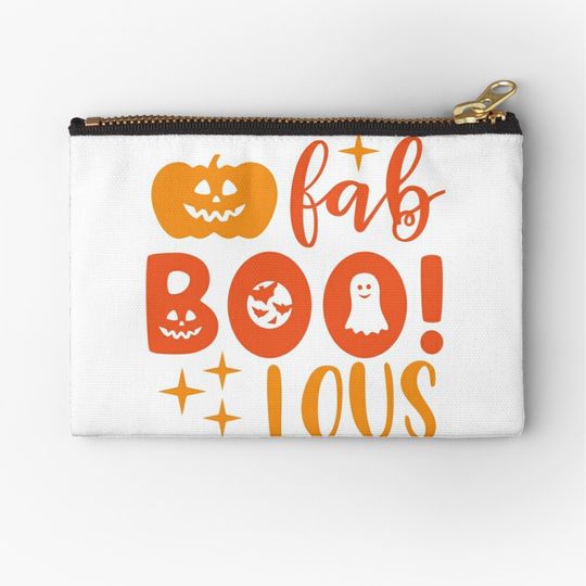 Retro Disney Halloween Boo Makeup Bag