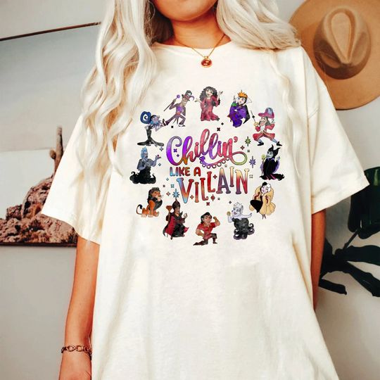 Disney Villains Chillin Like A Villain Halloween