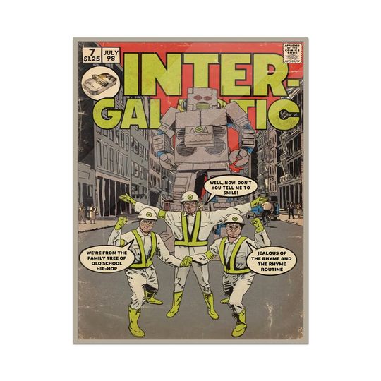 Beastie Boys - Intergalactic Planetary- Vertical Matte Poster