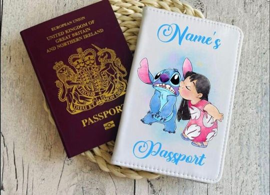 Personalised Disney Lilo And Stitch Passport Cover