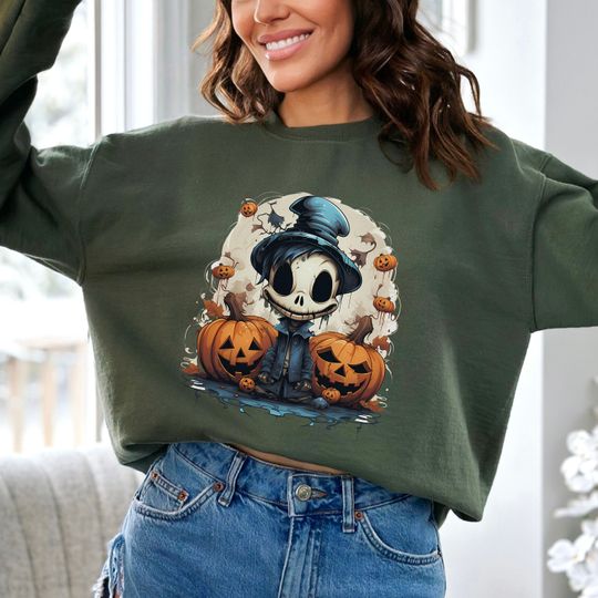 Mickey Skeleton Sweatshirt, Disney Halloween Sweatshirt, Disney Halloween Jack Sweatshirt, Funny Halloween Sweatshirt, Halloween Sweater