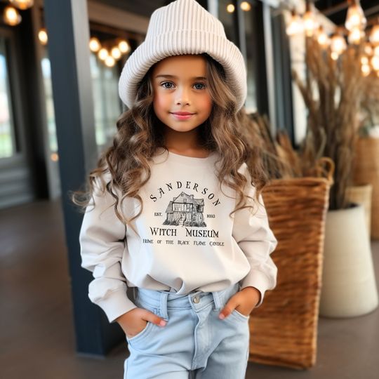 Kids Sanderson Witch Museum Tee, Kids Vintage Hocus Pocus Sweatshirt, Kids Halloween Sweatshirt, Kids Disney Halloween Sweatshirt