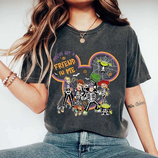 Toy Story Halloween Shirt, You've Got A Friend In Me Halloween Shirt, Toy Story Characters Shirt, Disneyland Halloween Shirt, Halloween Tee