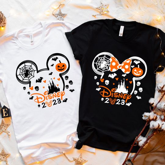 Disney 2023 Halloween Tee, Custom Mickey