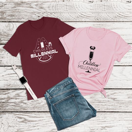 Star Wars Shirt, Childless Millennial, Millennium Falcon, Galaxy Edge Shirt, Disney Couple Tshirts, Disney Family Shirts, Star Wars Cosplay