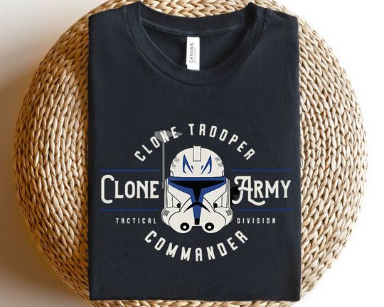 Star Wars Rex Clone Wars Clone Army Commander Emblem Unisex Adult T-shirt Kid shirt Gift for Birthday Hoodie Toddler Tee Disneyland Vacation