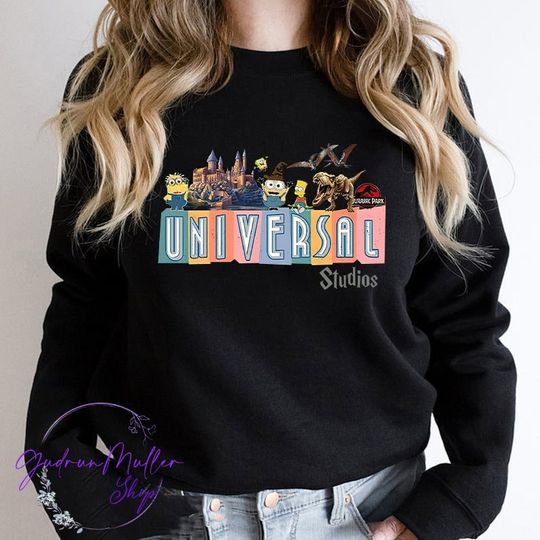 Universal Studios Sweatshirt, Universal Studios 2022 Trip Shirt, Disneyland Halloween Sweatshirt, Universal Studios Group, NA-250701