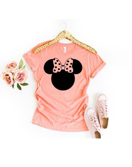Minnie Mouse Shirt, Disney Shirts, Women's Disney Shirt, Disney Shirt, Kid's Disney Shirts, Family Disney Shirts, Minnie Mouse