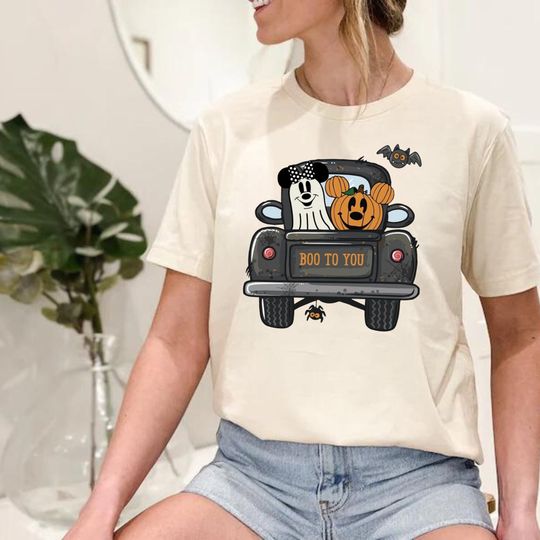 Minnie Boo Halloween Shirt, Minnie Mouse Spooky Season Shirt, Disney Halloween Shirt, Disney Spooky Shirt, Minnie Halloween Shirt, Boo Shirt
