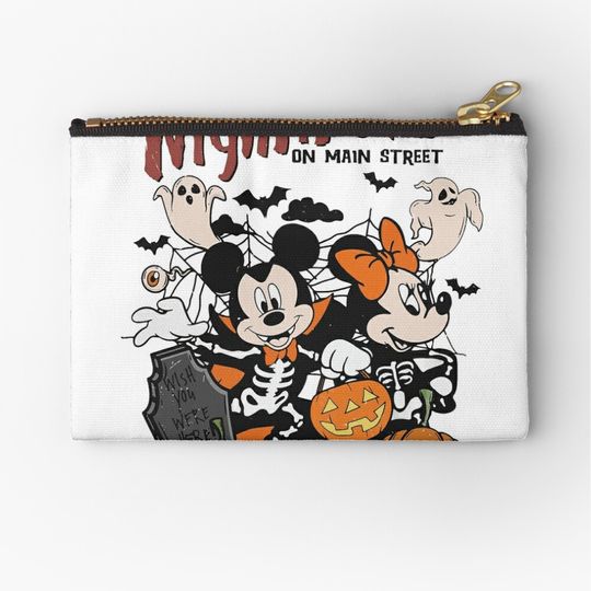 Retro Disney Mickey Halloween Makeup Bag