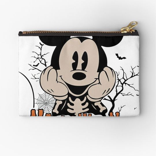Retro Disney Mickey Halloween Makeup Bag