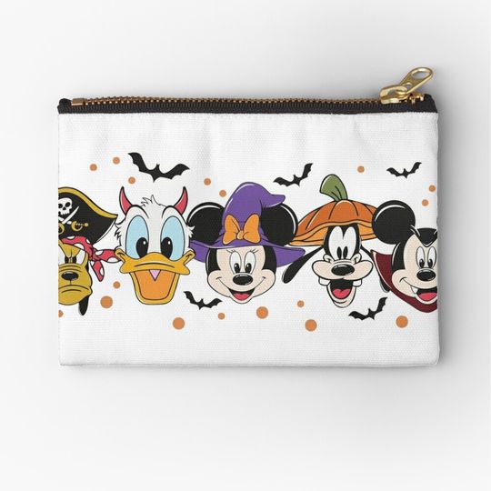 Retro Disney Mickey and Co. Halloween Makeup Bag