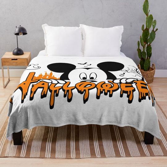 Disney Mickey Mouse Halloween Throw Blanket