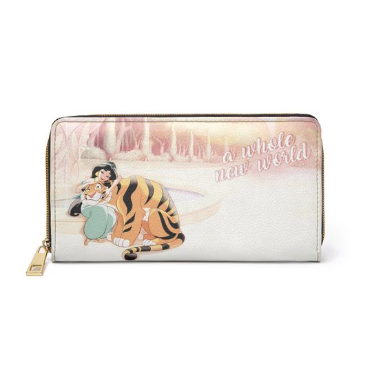 Disney Wallet Jasmine and Rahja Zipper Wallet - Gift, Christmas Gift