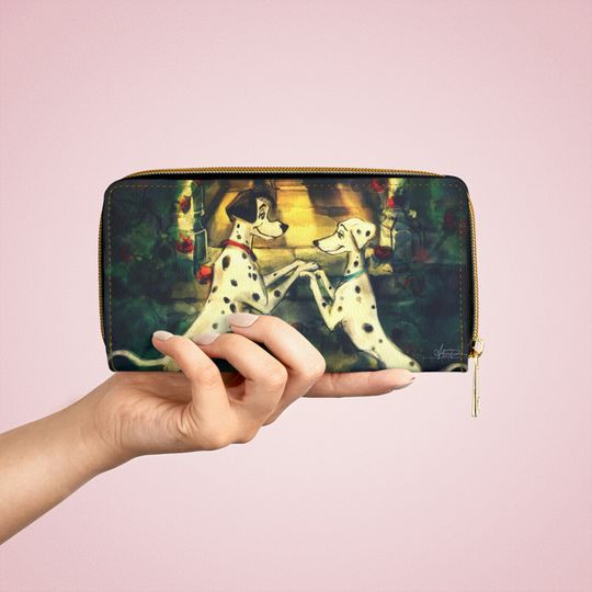 Pongo and Perdita, 101 Dalmatians, Disney Zipper Wallet - Disney Wallet