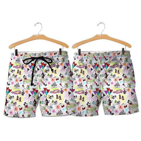 Disney Parks Men's Swim Trunks Swim Shorts