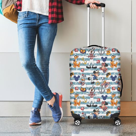 Disney Cruise Inspired Luggage Cover Disney Luggage Cover