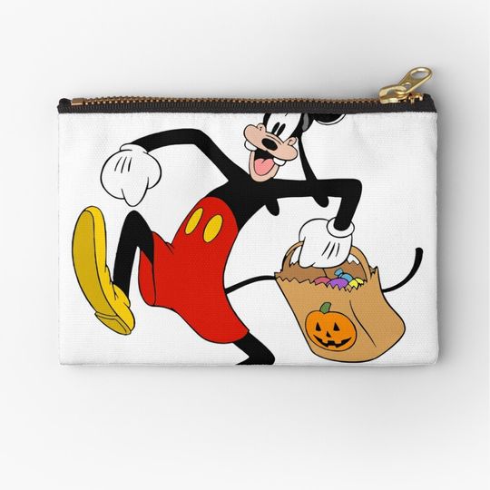Retro Disney Pluto Halloween Zipper Pouch