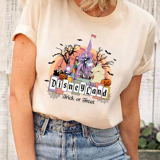 Vintage Disneyland Halloween Shirt, The Nightmare Before Christmas Shirt