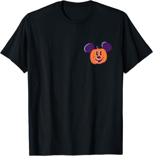 Disney Mickey Mouse Pumpkin Jack-O’-Lantern Halloween T-Shirt