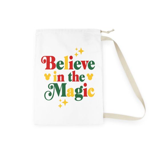 Cute Disney Sack Disney Christmas Gift Bag Disney Holiday Gift Minnie Christmas Bag