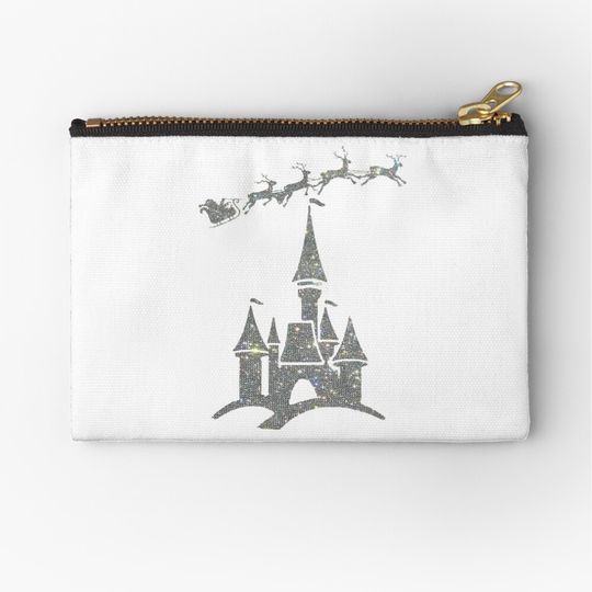 Disney Christmas Castle Makeup Bag