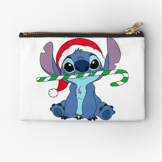 Disney Christmas Stitch Makeup Bag