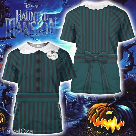 Haunted Mansion Costume, Disney Halloween Costume 3D Shirt