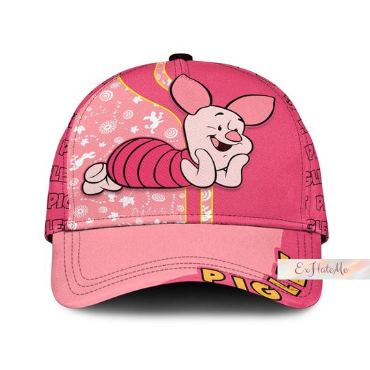 Piglet Cap, Piglet Classic Cap, Piglet Baseball Hat, Disney Pooh Piglet Hat