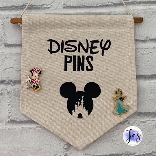 Disney Pennant Flag, Disney Pennant