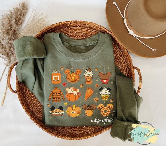 Disneyland Fall Shirt, Disney Fall Vibes Sweatshirt