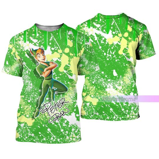 Peter Pan Shirt, Peter Pan  T-Shirt, Peter Pan Tshirt, Peter Pan Tee, Fairy Tales Shirt, Disney Parks Neverland Magic Fan Shirts