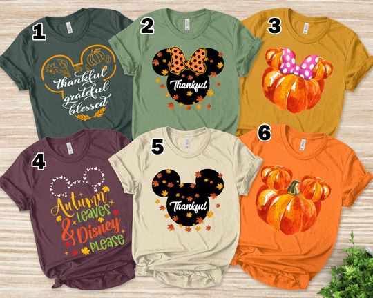 Fall Disney Shirts, Thanksgiving Trip, Fall Thanksgiving T Shirt