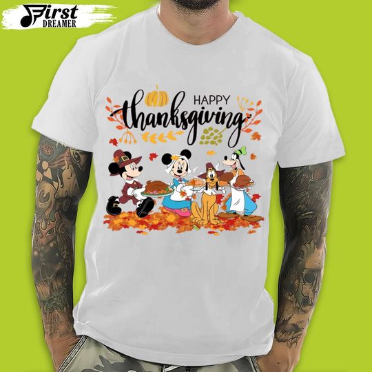 Discover Disney Mickey And Friends Thanksgiving T-Shirt