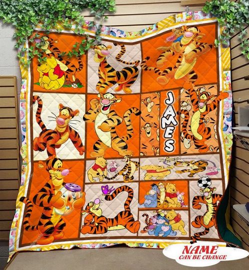 Personalized Mickey And Friends Fleece Blanket, Disney Blanket, Minnie Mickey Mouse