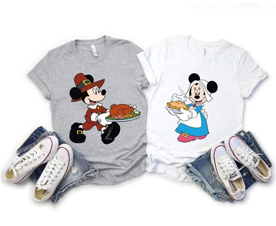 Disney Thanksgiving Shirt,Mickey Turkey Shirt,Minnie Pumpkin Pie Shirt,Disney Shirt,Mickey Gobble Tee,Matching Disney