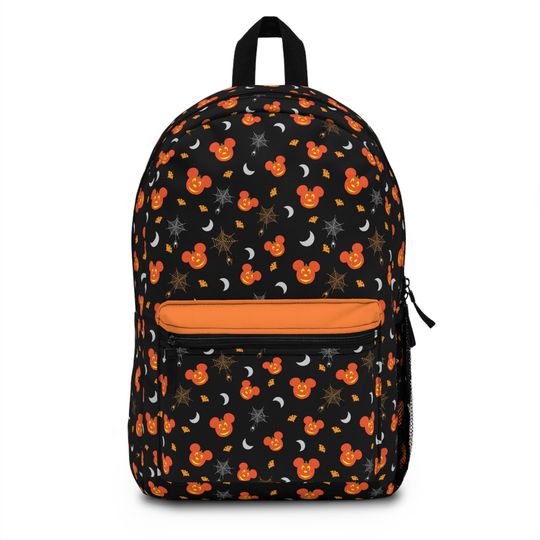 Mickey Mouse Pumpkin and Spiders Disney Halloween  Backpack